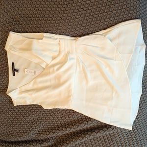 Off white sleeveless top
